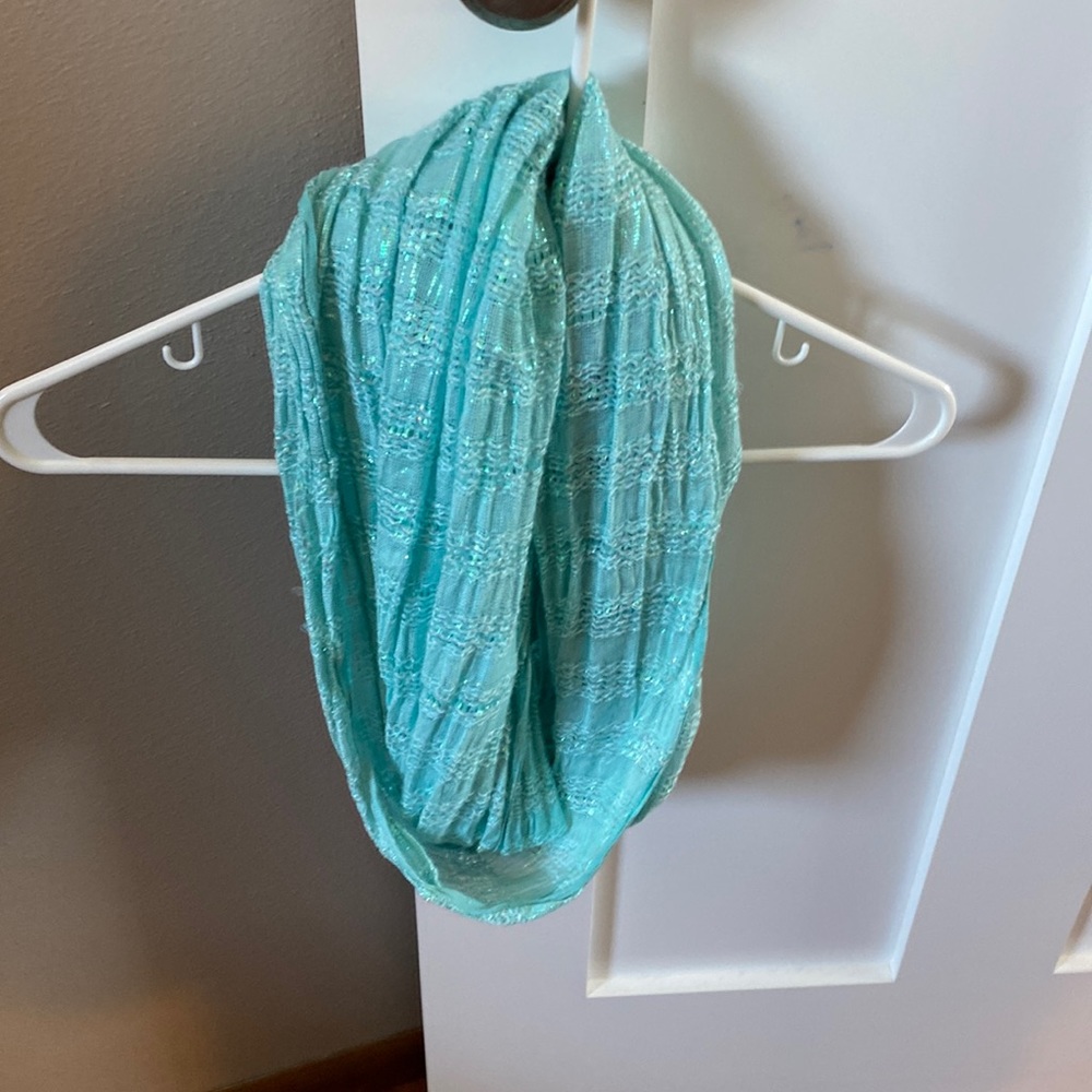 Teal Infinity Scarf